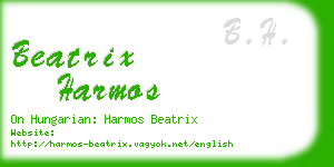 beatrix harmos business card